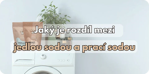 Jaký je rozdíl mezi jedlou sodou a sodou na praní